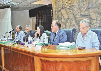 مؤتمر التشريعات الاعلامية - نقابة الصحفين تصوير احمد عيد