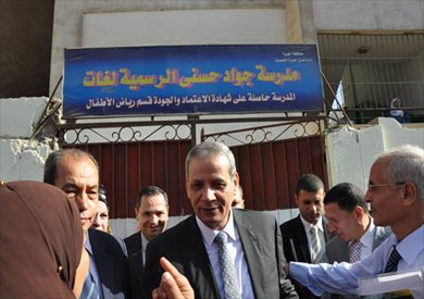 جولة وزير التعليم في مدارس الجيزة