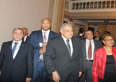 وفد الكونجرس برفقة محلب