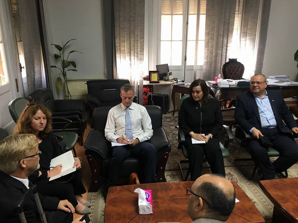 نائب وزير الزراعة تستقبل السفير النيوزيلاندي بالقاهرة