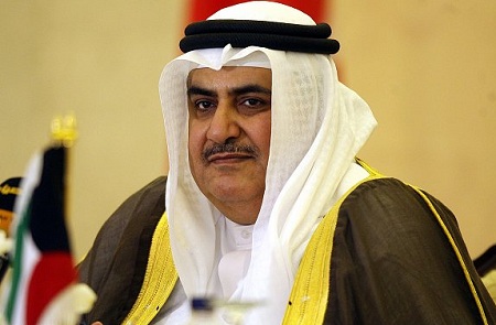وزير خارجية البحرين، الشيخ خالد بن أحمد آل خليفة