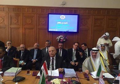 وزير العدل المستشار حسام عبد الرحيم في اجتماع مجلس وزراء العدل العرب