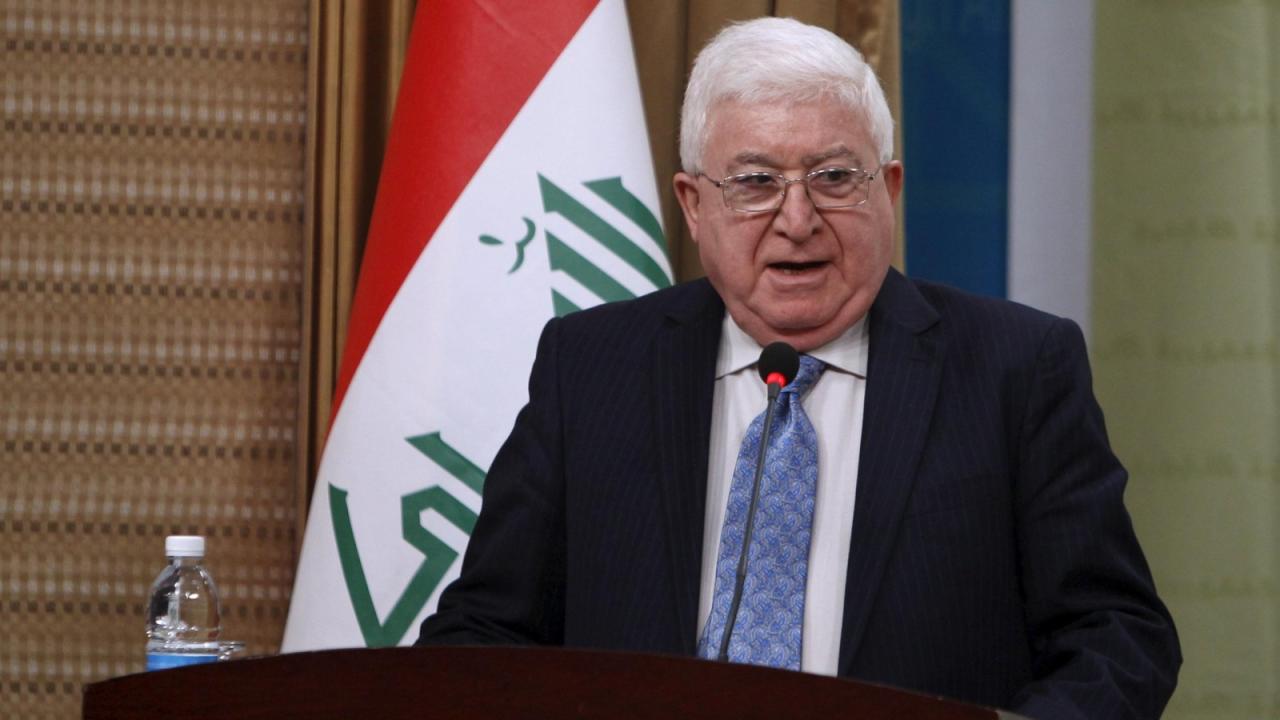 الرئيس العراقي فؤاد معصوم بغداد