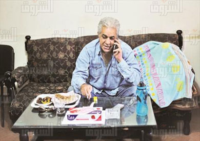 حمدين صباحي- اعتصام في حزب الكرامة من اجل الافراج عن المعتقليين- تصوير هبة الخولي