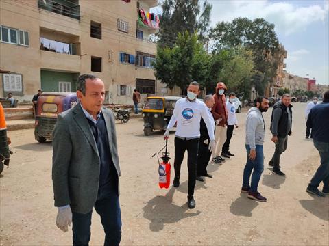 التطهير والتعقيم لمواجهة كورونا في كفر الشيخ