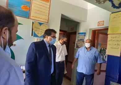 وكيل تعليم جنوب سيناء يتفقد مركز توزيع أسئلة امتحانات الشهادة الإعدادية