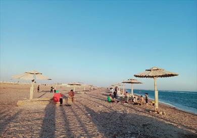 إقبال المواطنين على الشواطئ