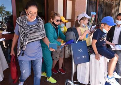 وصول ثاني رحلة لطيران شارتر إلى مطروح