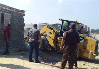 إزالة 9 مبان مخالفة