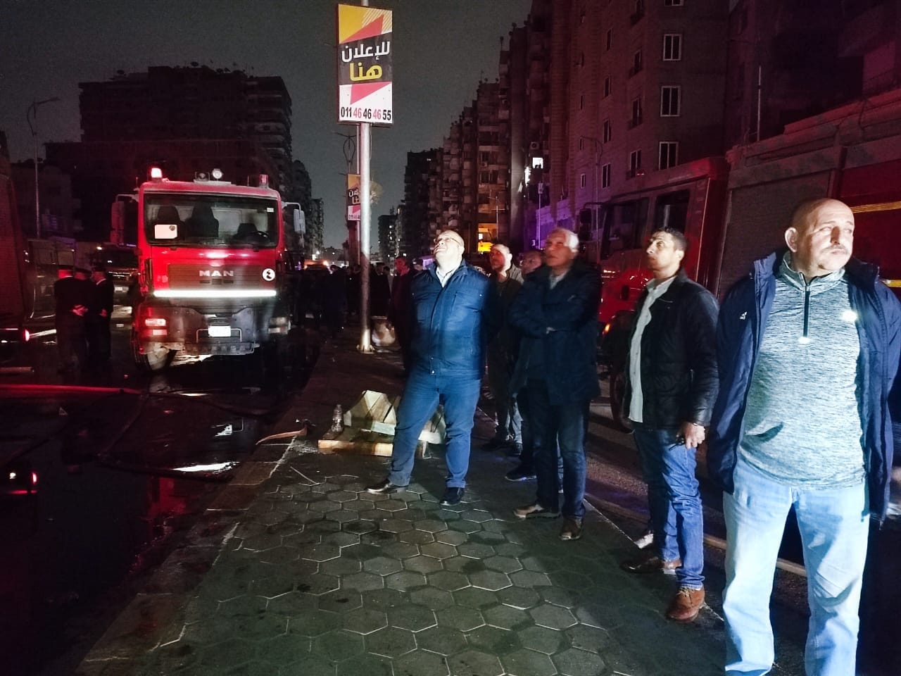 تفاصيل عملية إطفاء حريق ستوديو الأهرام