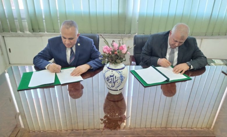 وزير الري ومحافظ الوادي الجديد