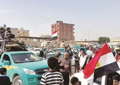 العودة الى حى الترابين بالشيخ زويد