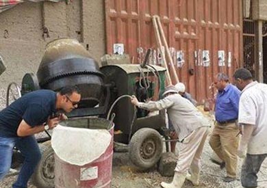 محافظة القاهرة تشن حملات لإزالة أعمال بناء مخالف بـ«منشأة ناصر»