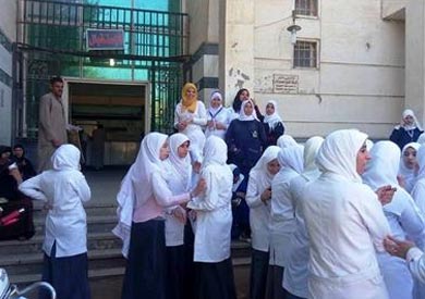 اضراب ممرضات مستشفى اهناسيا ببنى سويف على العمل اعترضا على نقلهن