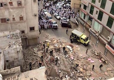 انهيار عقار بمنطقة كليوباترا في الإسكندرية دون ضحايا