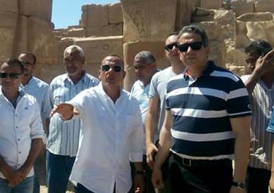 وزير الآثار يفتتح معبد «آمون رع» بالأقصر