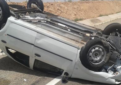 مصرع لواء شرطة وإصابة زوجته في انقلاب سيارتهما بسوهاج - ارشيفية