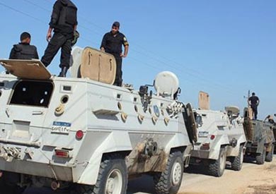 قوات الأمن في الشيخ زويد ورفح