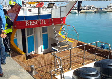 أول لنش «إسعاف بحرى» فى البحر الأحمر