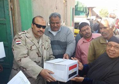 كراتين الجيش مخفضة الثمن بمركز بلاط بالوادى الجديد