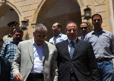وزر التنمية المحلية أحمد ذكى، ومحفاظ البحيرة الدكتور محمد سلطان