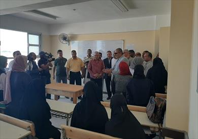 محافظ مطروح يفتتح المدرسة الثانوية الزراعية بسيوة