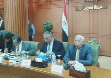 محافظ بورسعيد يستقبل وزيري البيئة والإدارة المحلية