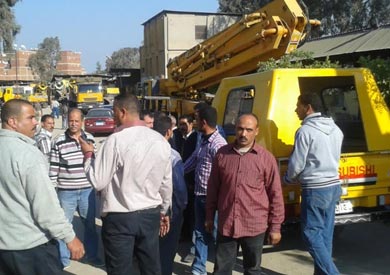 ارشيفية لعمال شركة المقاولون العرب