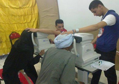 قافلة طبية لمرضى العيون - ارشيفية