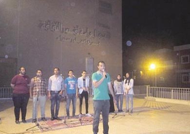 جانب من الحفل الذي اقيم في قصر الثقافة