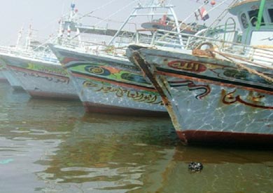 أصحاب مراكب الصيد في عزبة البرج بدمياط