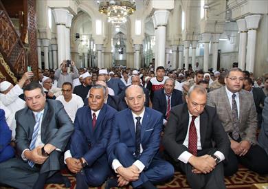 صلاة العيد بمسجد سيدى عبد الرحيم القناوى