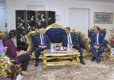 محافظ البحيرة يستقبل وزير الدولة للإنتاج الحربي