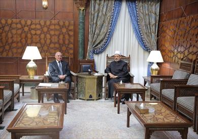 شيخ الأزهر ووزير الموارد المائية