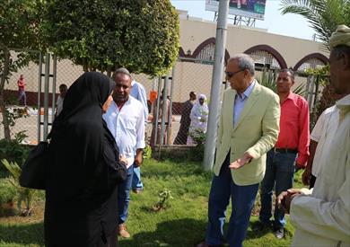 محافظ قنا يتفقد أعمال التطوير بمحيط مسجد سيدي عبدالرحيم القنائي