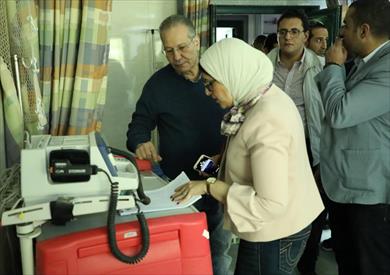 وزيرة الصحة بجنوب سيناء