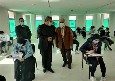 رئيس جامعة العريش يواصل متابعة لجان الامتحانات