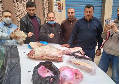 مواد غذائية مجهولة المصدر