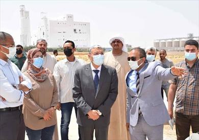 إصلاح أحد الأجزاء المنهارة ببرك الأكسدة