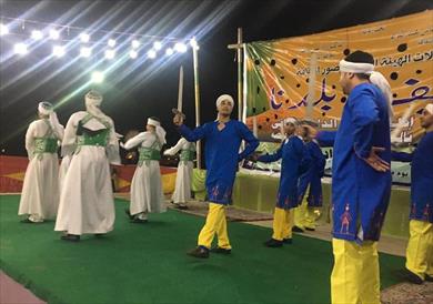 التحطيب ورقص العصايا على شاطئ جمصة