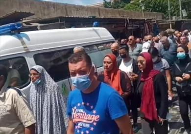 تشييع جثمان الطفل غريق النادي الأوليمبي في الإسكندرية