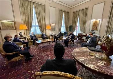 وزير الخارجية يستقبل أعضاء البعثة الدبلوماسية المصرية في كابول