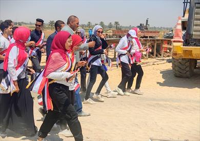 طلاب جامعة المنيا