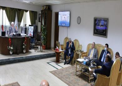 محافظ جنوب سيناء ورئيس هيئة مواني البحر الأحمر يناقشان مشروع إنشاء ميناء دهب