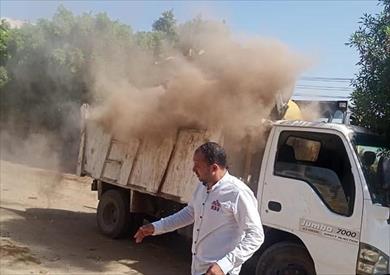 رفع 100 طن مخلفات وقمامة بقرى وأحياء المنيا
