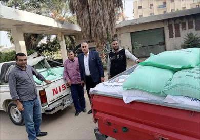 ضبط 3 أطنان دقيق مدعم يتم تحليلها إلى فاخر بمخبز سياحي في النوبارية