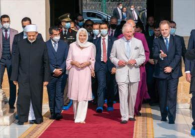 شيخ الأزهر وولي عهد بريطانيا