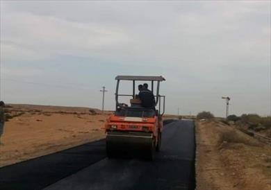 تنفيذ 4 طرق تنموية جديدة بقرى البنجر