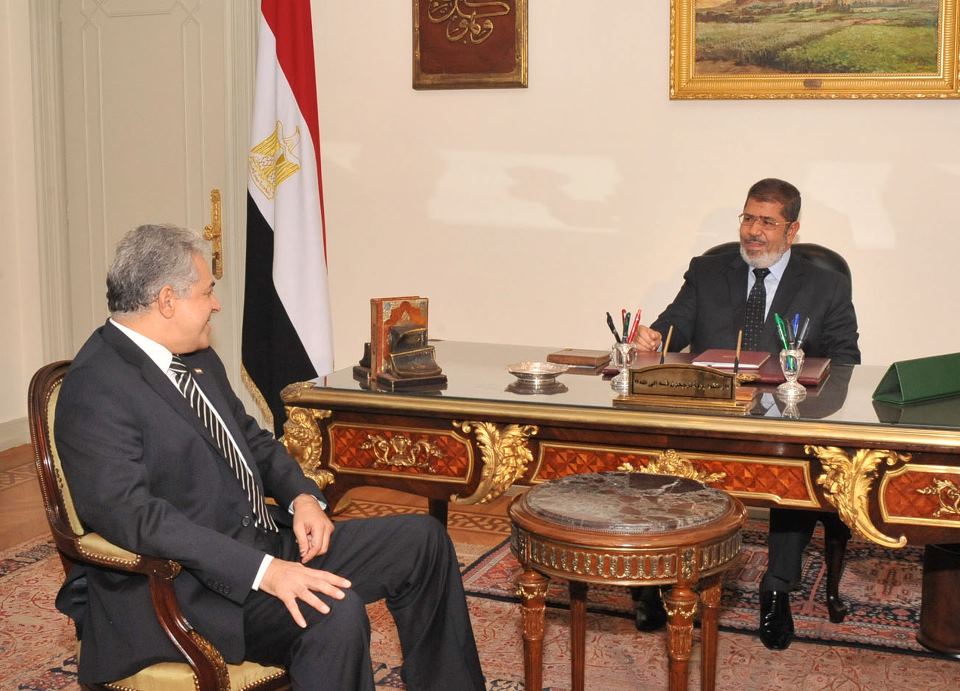 الرئيس محمد مرسى وحمدين صباحى