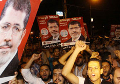 مظاهرات تأييد مرسى  فى العريش -  ارشيفية